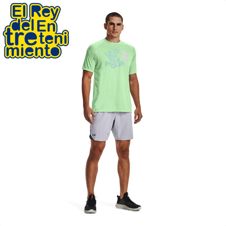 Remera Camiseta Under Armour Ua Velocity Graphic Verde