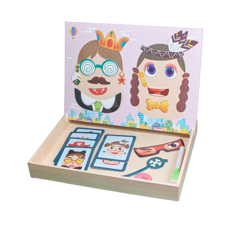 OUTLET Puzzle DYIMagnetico Didactico Educativo Caras 30* Outlet Puzzle Dyimagnetico Didactico Educativo Caras 30*