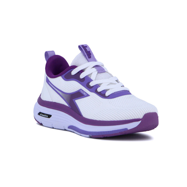 Diadora Moon Calzado Running Mujer - White/violet Blanco-violeta