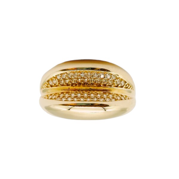 Anillo Casual -Oro bajo-Piedra Zirconia-AN8213 conpiedra