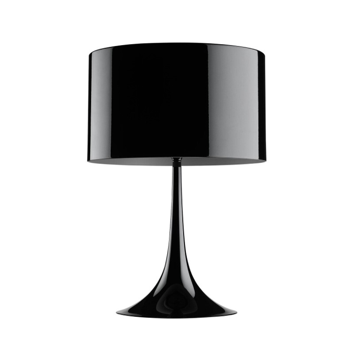 Lámpara De Mesa Spun - Negro 