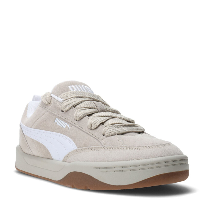 Championes de Hombre Puma Park Lifestyle Raw Beige - Blanco