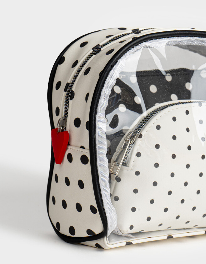 Porta Cosméticos Set De Portacosméticos - Estampado Lunares