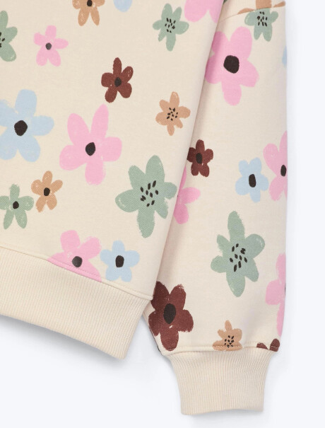 BUZO ESTAMPADO INFANTIL BEIGE