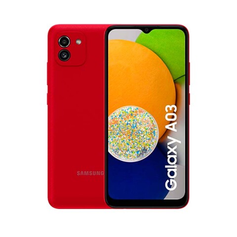 Celular Samsung Galaxy A03 6.5" 4GB 128GB Rojo Unica