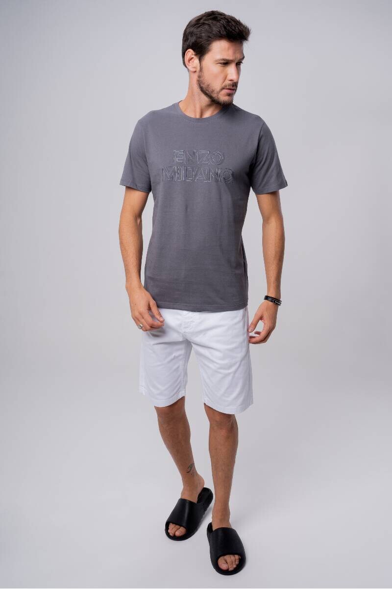 CAMISETA GRIS OSCURO 