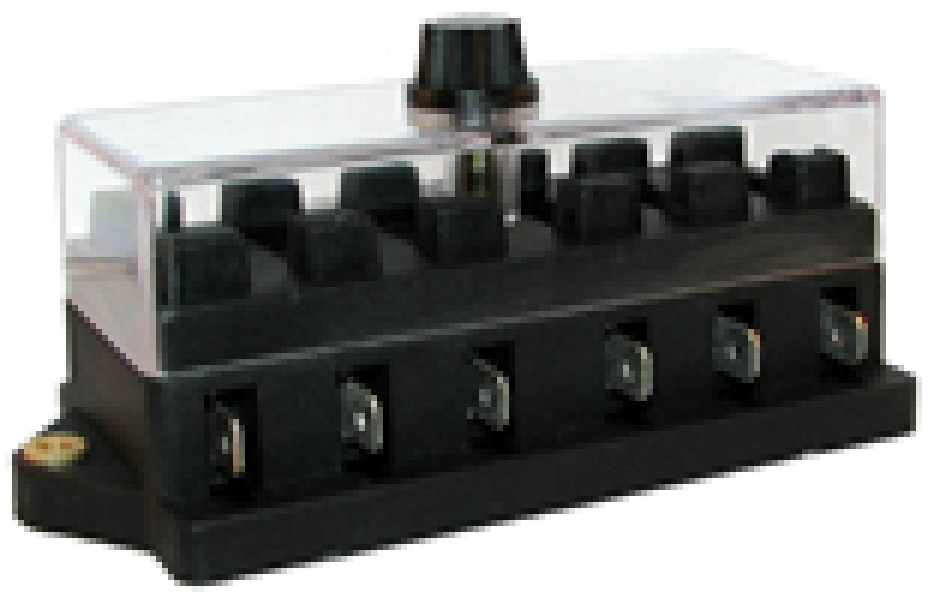 PORTA FUSIBLES - CAJA 6 FUSIBLE ATO CON TAPA - 