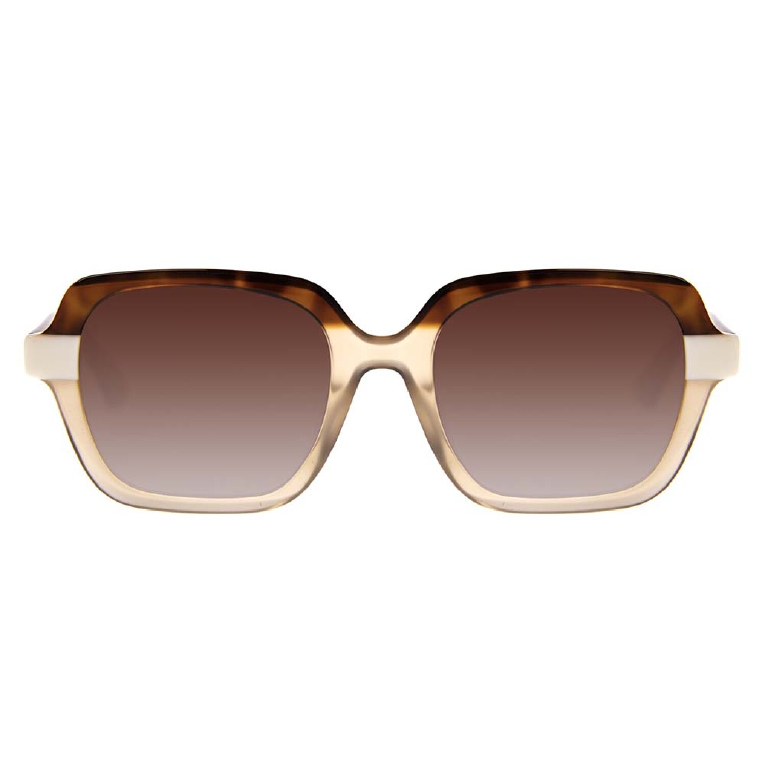 Sunglasses ASOS Gafas De Sol Marru00f3n Efecto Carey Rectangulares