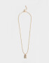 Collares Cortos Animalito Set De Collares Oso Strass - Plateado