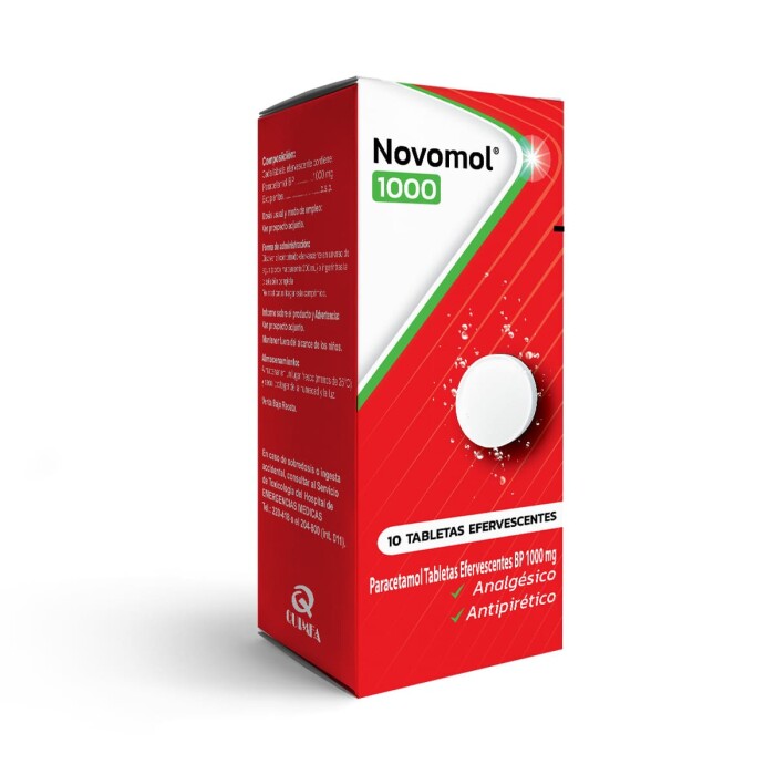 NOVOMOL 1000 CJ X 10 TABL. EFERV. única