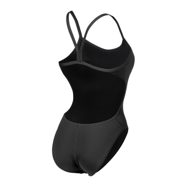 Malla De Entrenamiento Para Mujer Arena Women's Team Swimsuit Challenge Solid Negro y Blanco