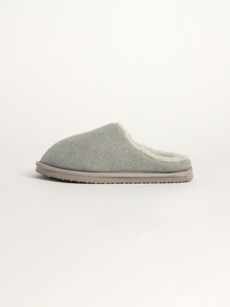 Zueco fieltro Gris
