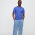 V-EVERYDAY SOFT CREW - SOLID DAZZLING BLUE 183949TC