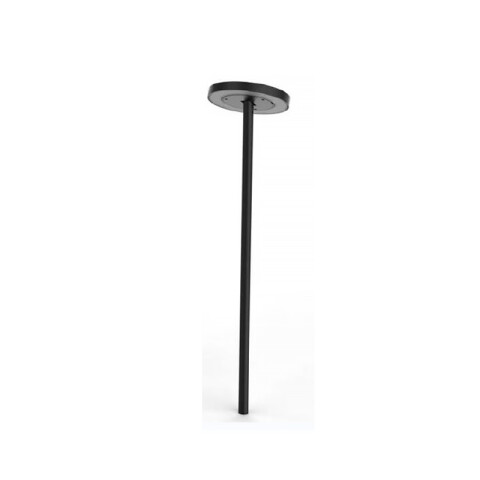 Pincho caminero LED negro 8W cálido 76,5cm IP65 ZU0200