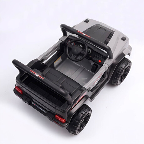 Auto A Bateria Cuatriciclo Wagon 4x4 C/control Remoto Gris