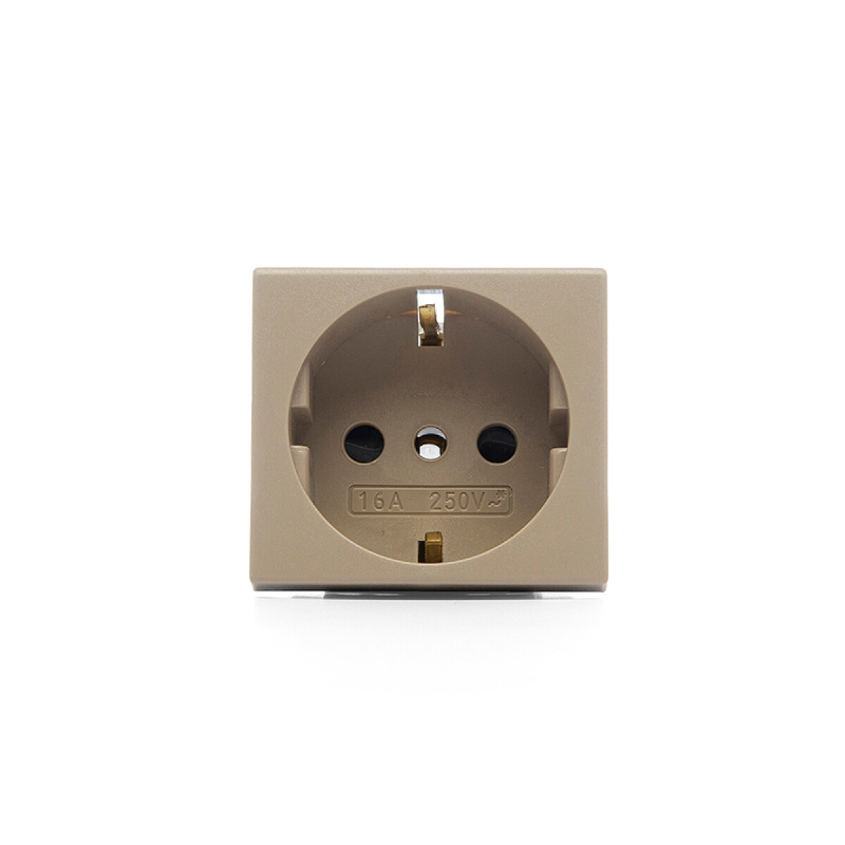 Módulo tomacorriente schuko 16A 250V beige Sica - ELE07563 