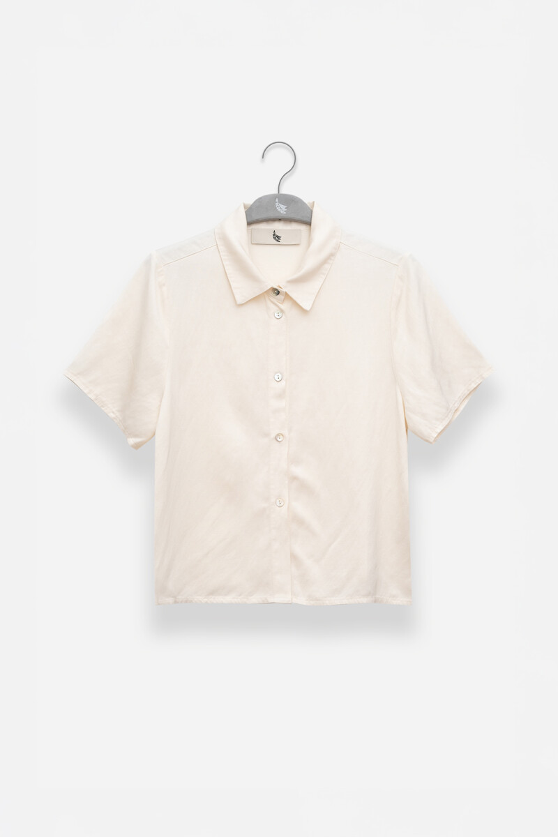 SHORT SLEEVE SHIRT Cream