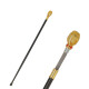 BASTON CON ESTILETE Mano Dorada/gp001