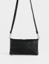 Bandoleras Boho Bandolera De Cuerina Con Solapa - Negro