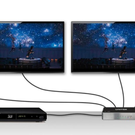 Splitter Unitek HDMI 4K de 4 Puertos 001