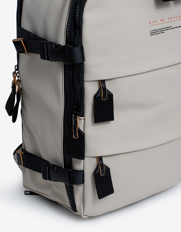 Mochilas Urbanas Mochila De Viaje Rue Du Voyage - Blanco Crudo