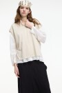 SWEATER SIN MANGAS Plata
