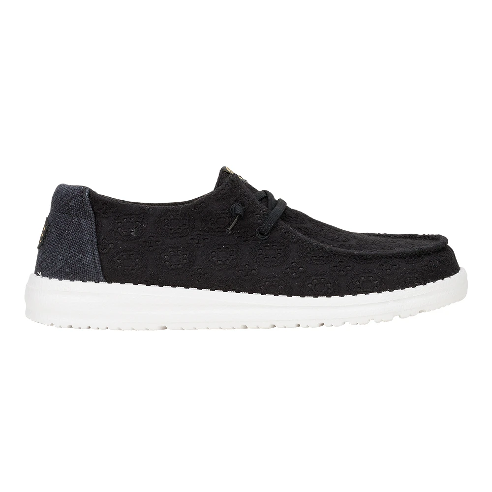 Wendy Eyelet Lace - Mujer Black