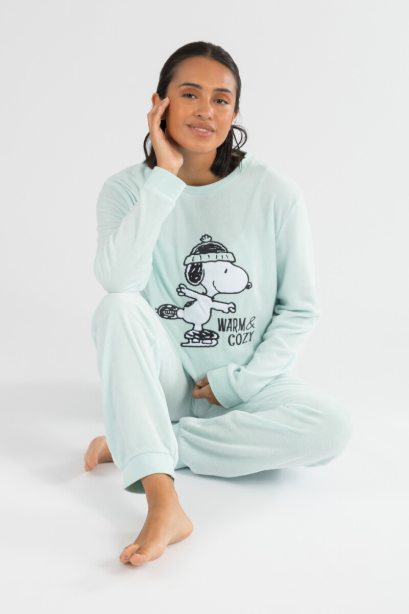 Pijama snoopy skating - Celeste 