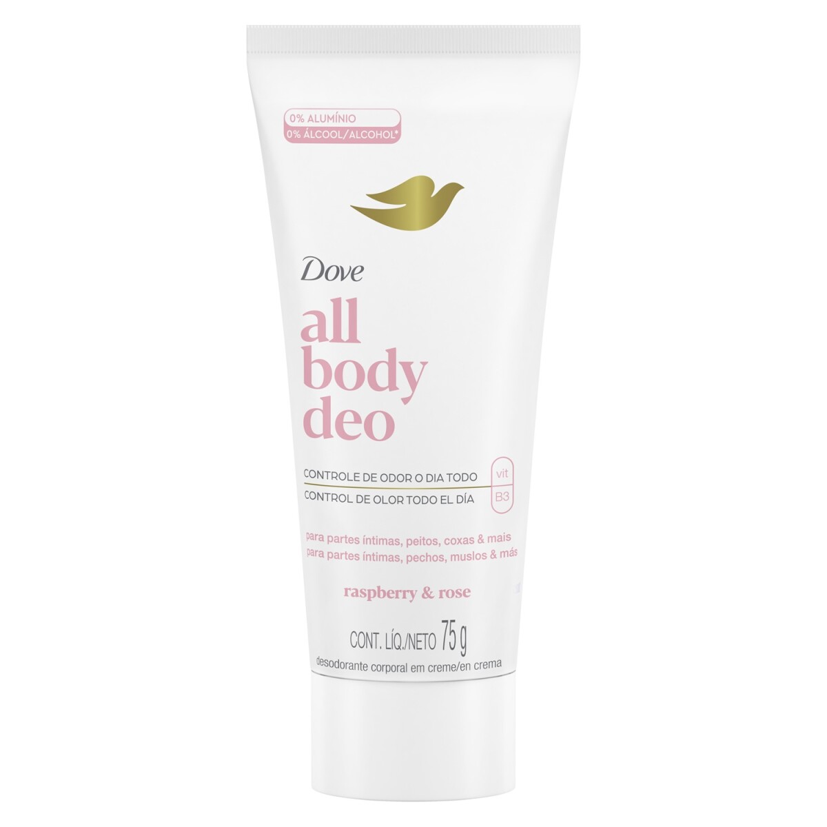 Desodorante En Crema Dove All Body Raspberry 75 Grs. 