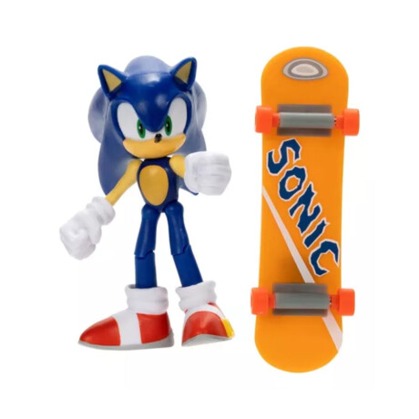 Figura Articulada Sonic The Hedgehog- Sonic w/Skate Figura Articulada Sonic The Hedgehog- Sonic w/Skate