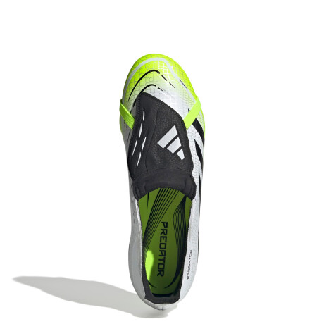 Championes de Hombre Adidas Predator League FT Blanco - Negro - Amarillo Limón