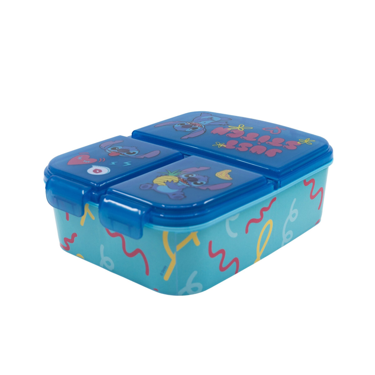 Vianda Infantil Stitch con 3 Reparticiones 