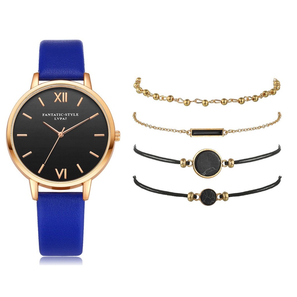 Set De Reloj Black - Azul 
