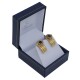 Caravanas En Oro 18K Con Zafiros Caravanas En Oro 18K Con Zafiros