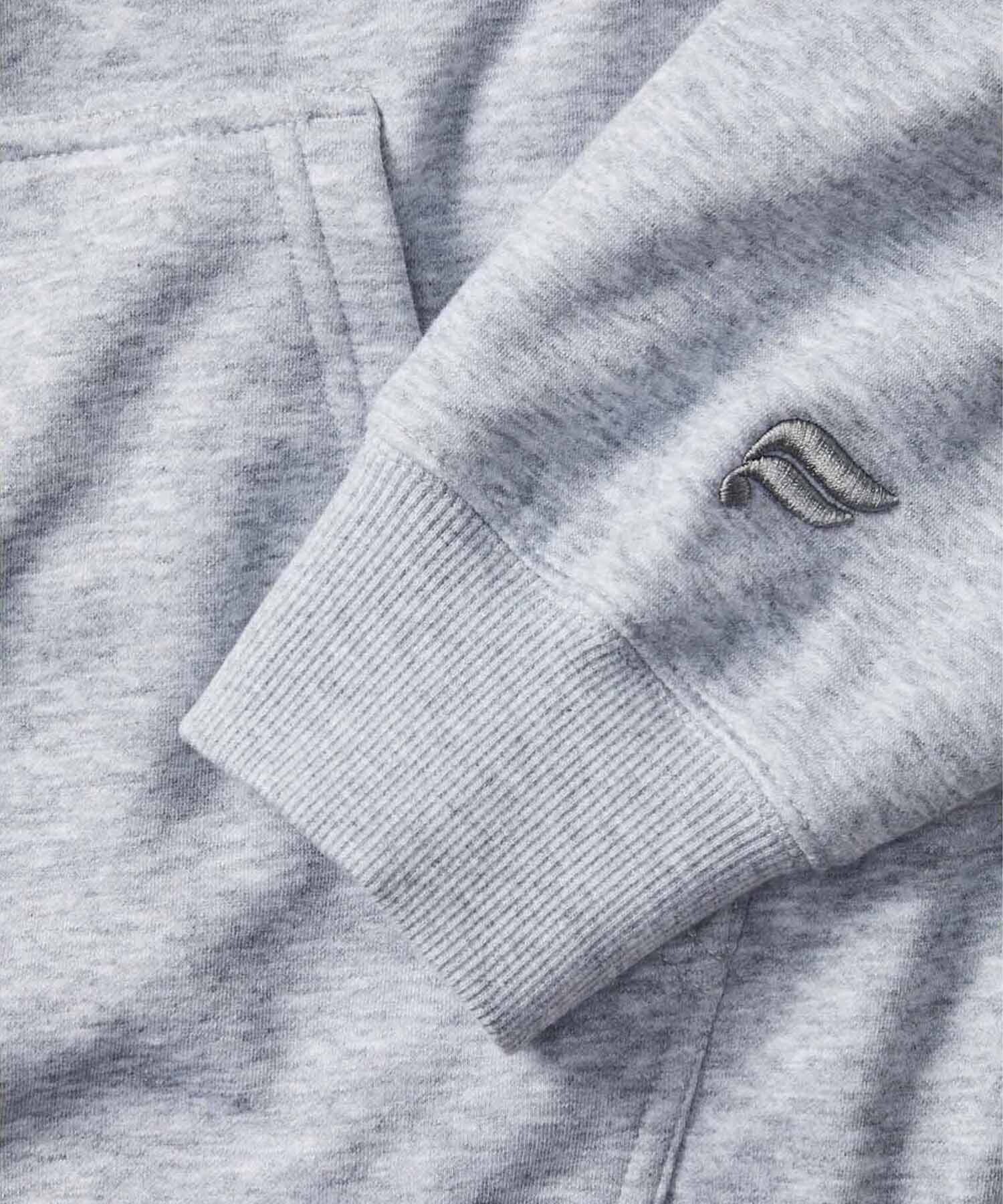 Polera Cozy Fleece Hoodie Mujer Classic Grey Heather