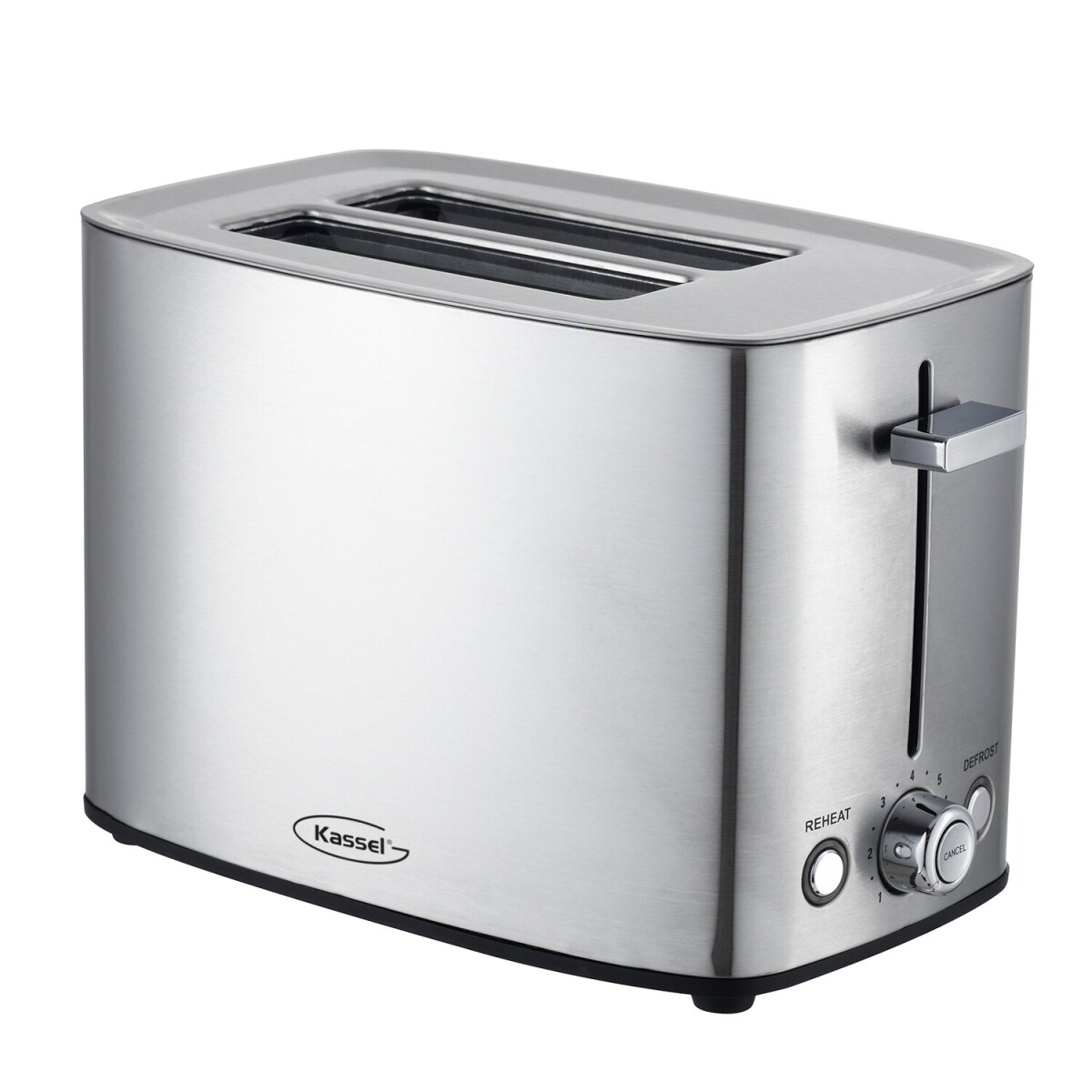 Tostadora Kassel KS-TSINOX1 Acero Inoxidable 2 Panes 