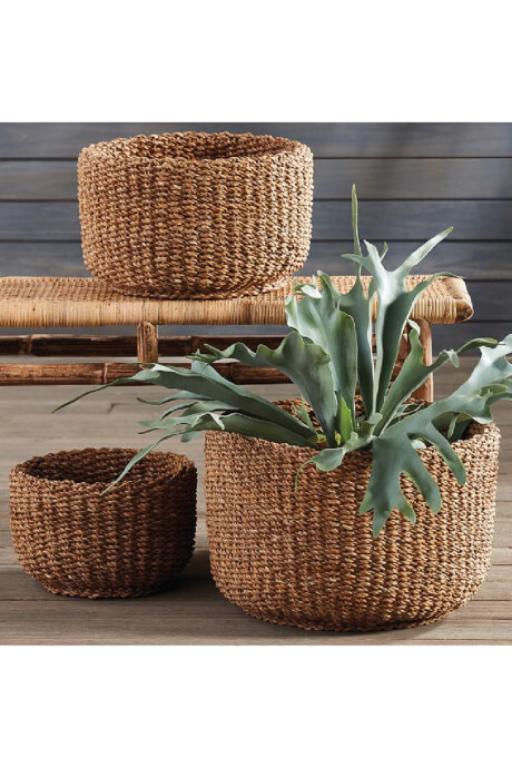 CANASTOS SET X 3 CANASTOS PAROS SEAGRASS