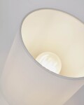 Lámpara de mesa Eshe de cerámica con acabado terracota y blanco Lámpara de mesa Eshe de cerámica con acabado terracota y blanco