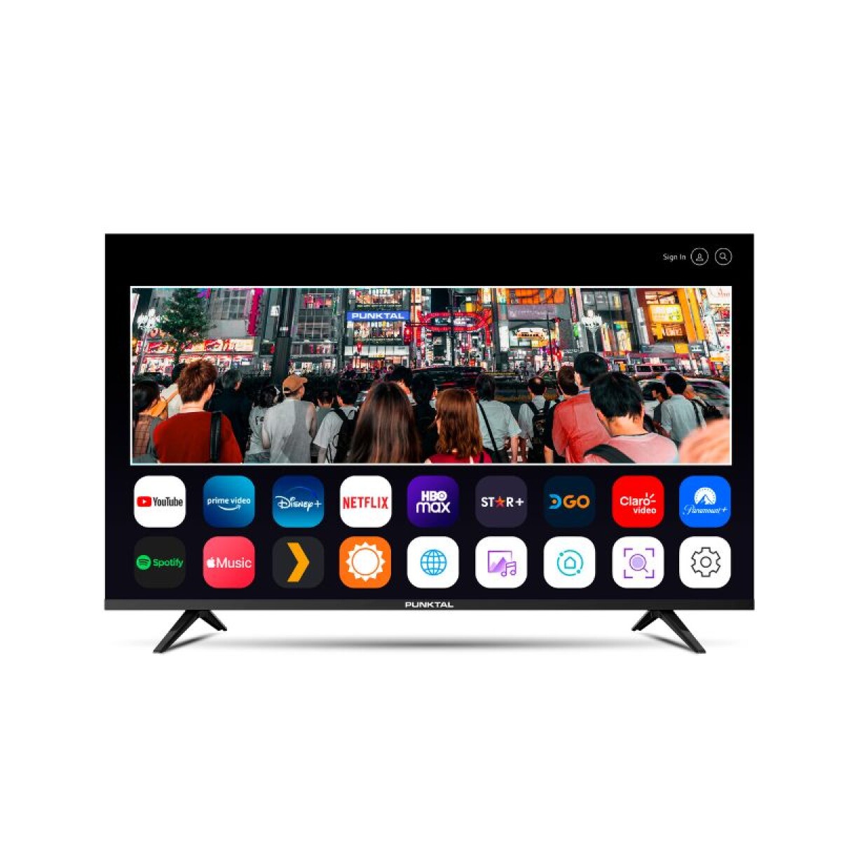 SMART 75" PUNKTAL QLED 4K FRAMELESS 