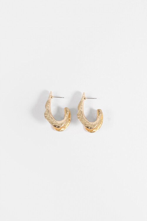 Aros texture huecos dorado