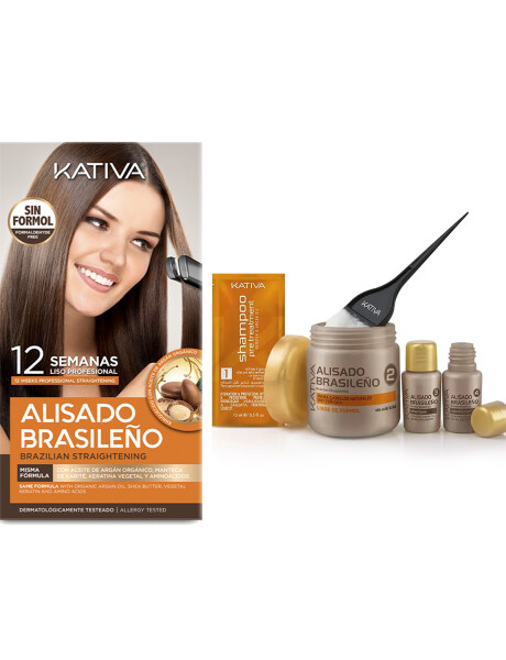 Kit de alisado brasileno Kativa Brazilian Straightening Kit de alisado brasileno Kativa Brazilian Straightening