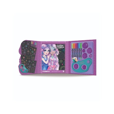 Set para dibujar hojas negras y lapiceras Set para dibujar hojas negras y lapiceras