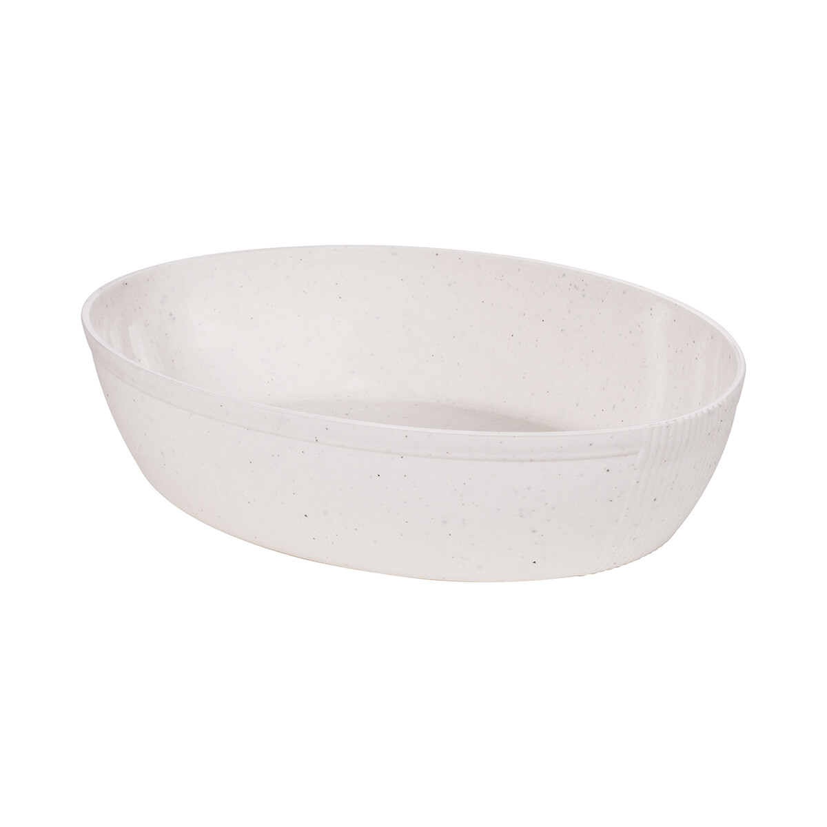 Ensaladera Plástica Gourmet Ovalada 2 Lts - MARMOL 