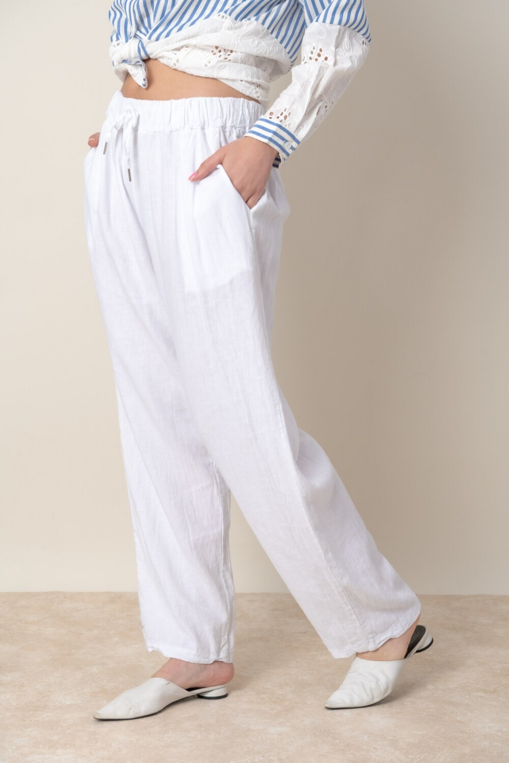 PANTALON ARIEL Blanco