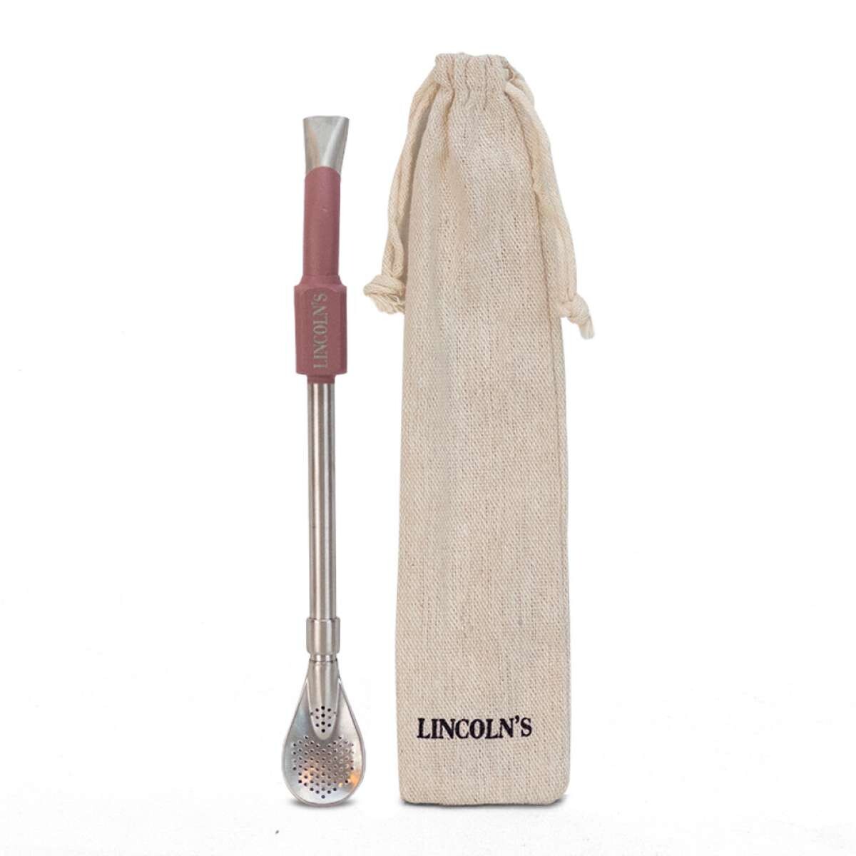 Bombilla Galactic Acero Inoxidable - Rosa Mauve 