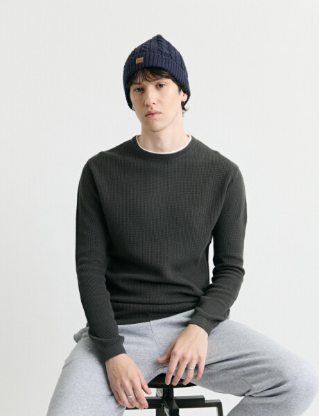 470169 SWEATER FERAUD Gris Oscuro