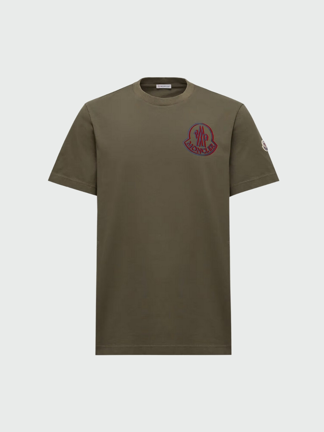 MONCLER - CAMISETA DE ALGODÓN CON LOGOTIPO Alta Automática