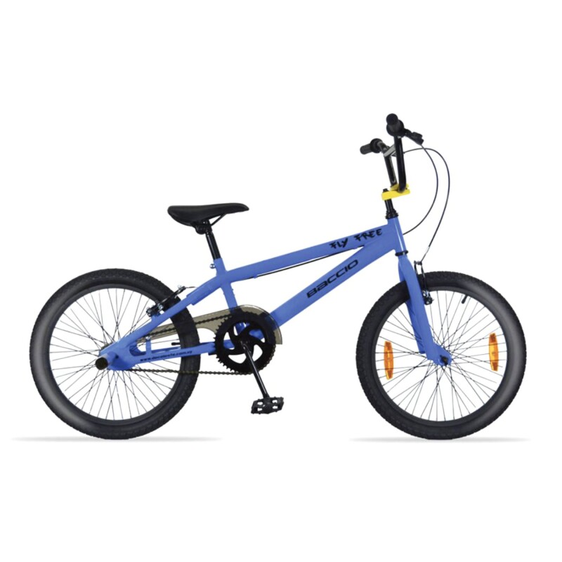 Bicicleta Baccio Fly Free BMX rodado 20 con picadores Azul
