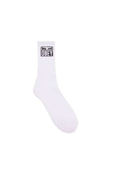 OBEY EYES ICON SOCKS Blanco