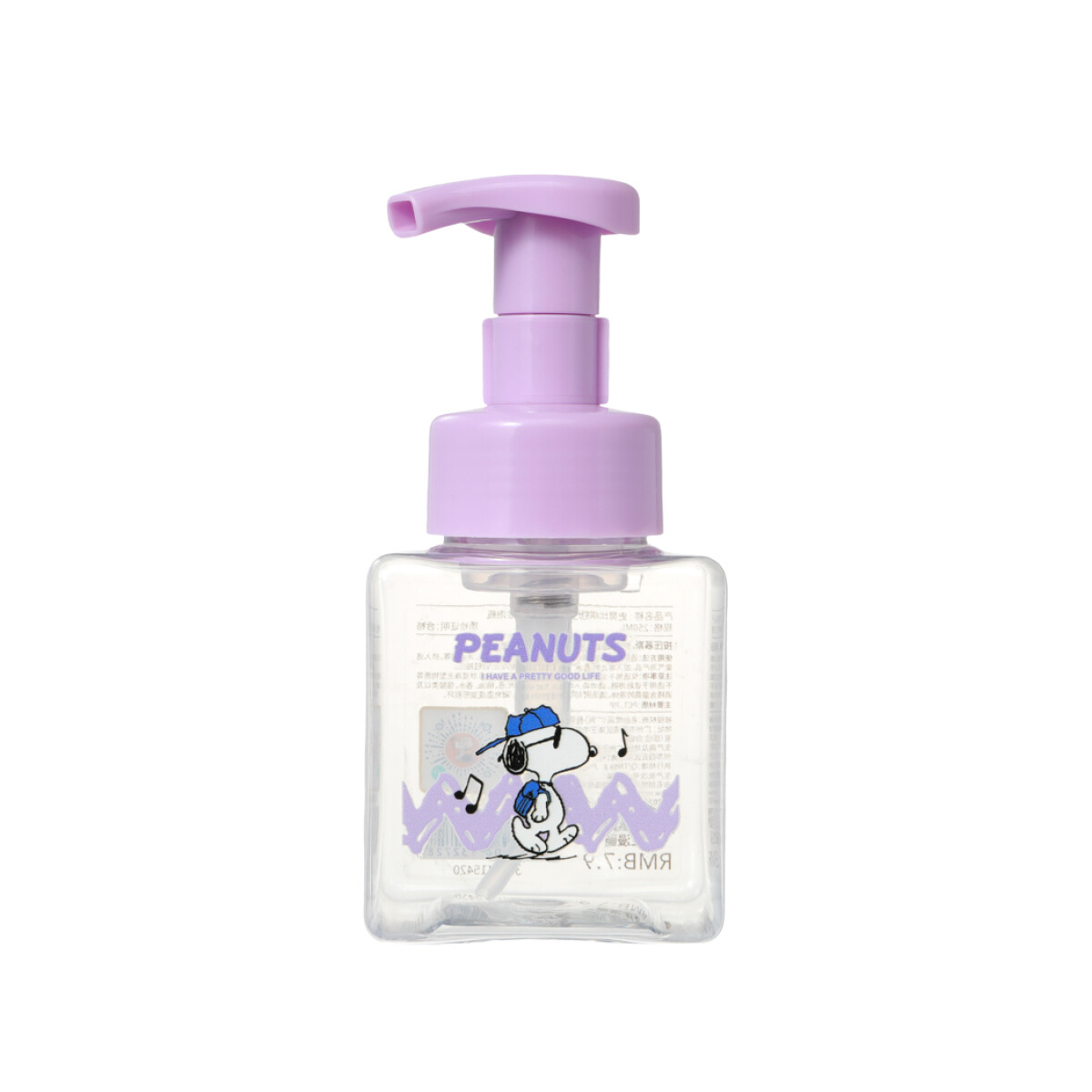 Frasco válvula Snoopy 250ml - violeta 